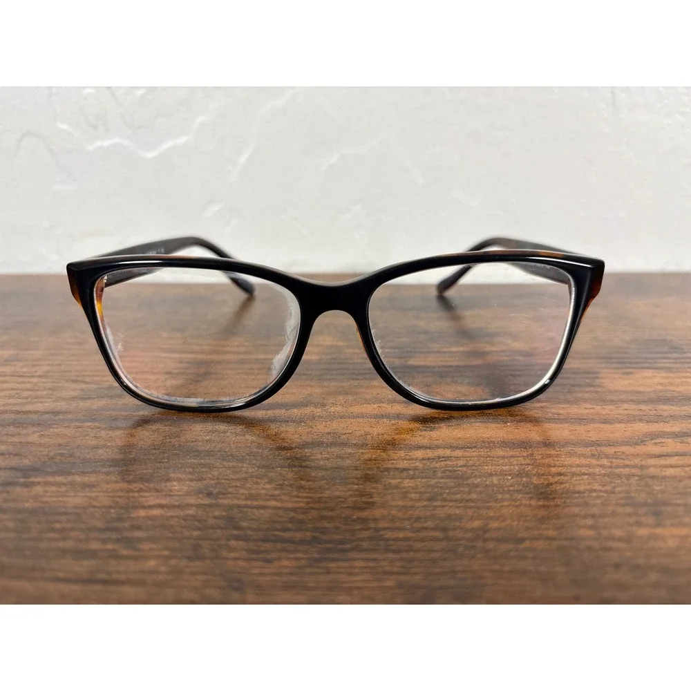 Coach HC 6129F Eyeglasses Black Tortoise Rectangle Frames 54-16-140 HC6129F